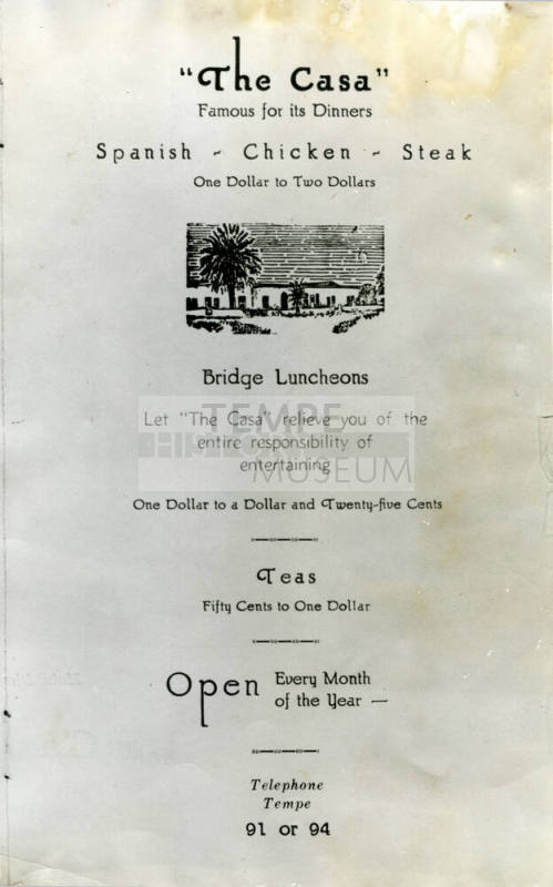 La Casa Vieja Bridge Luncheons