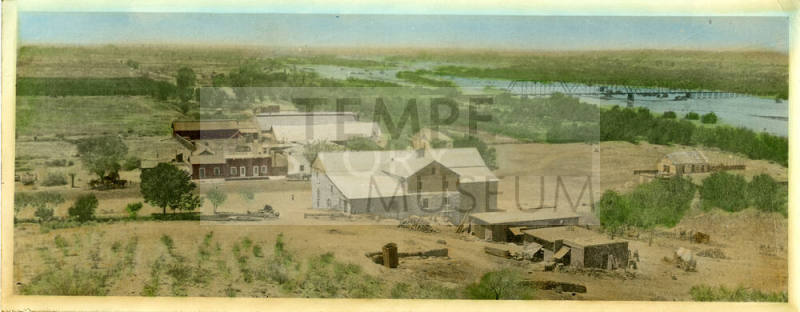 1890 Rear View of Hayden Flour Mill and Facilities