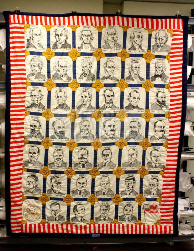 Quilt, Pieced, "Presidential"