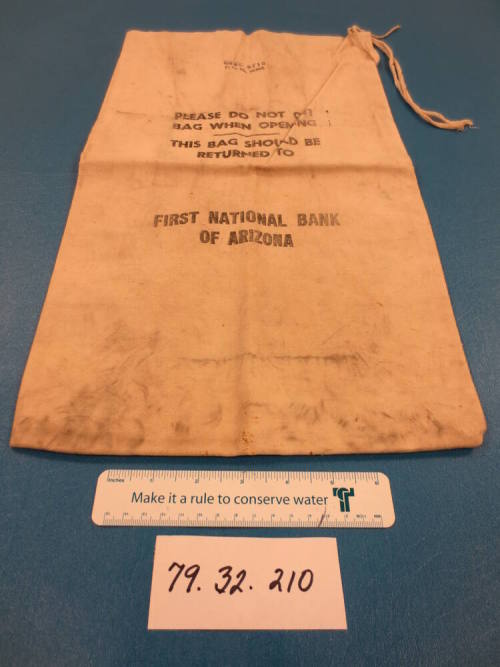 First National Bank bag