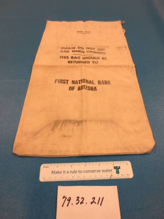 First National Bank bag