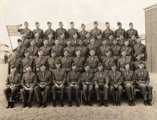 Military Training Group Photograph