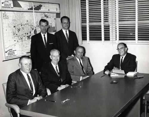 Laurence W. Carr at a Meeting
