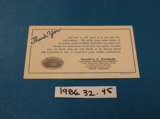 Kenneth Daumler business card