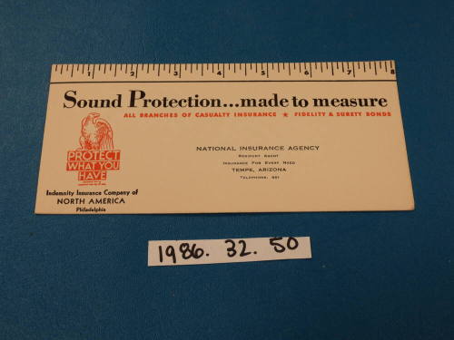National Insurance Agency business card
