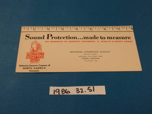 National Insurance Agency business card