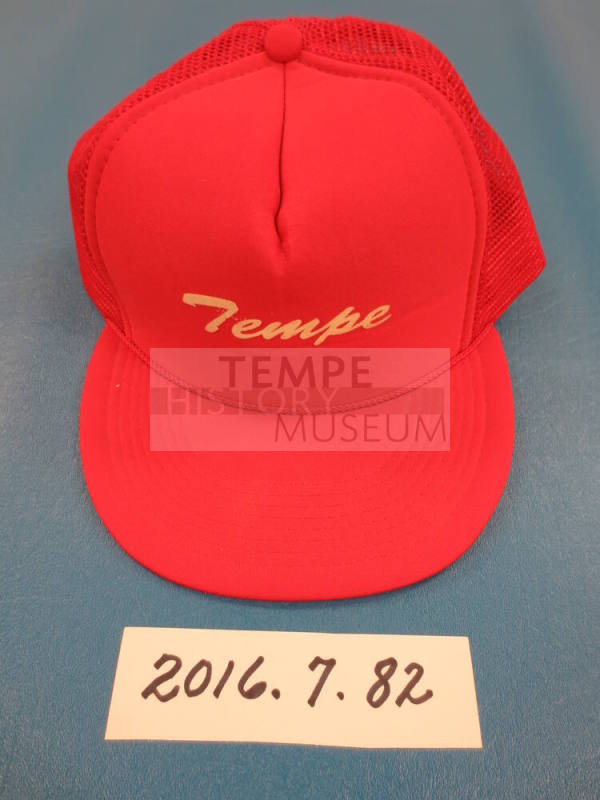 Red Baseball Cap "Tempe"