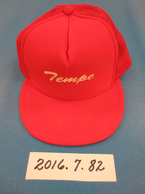 Red Baseball Cap "Tempe"