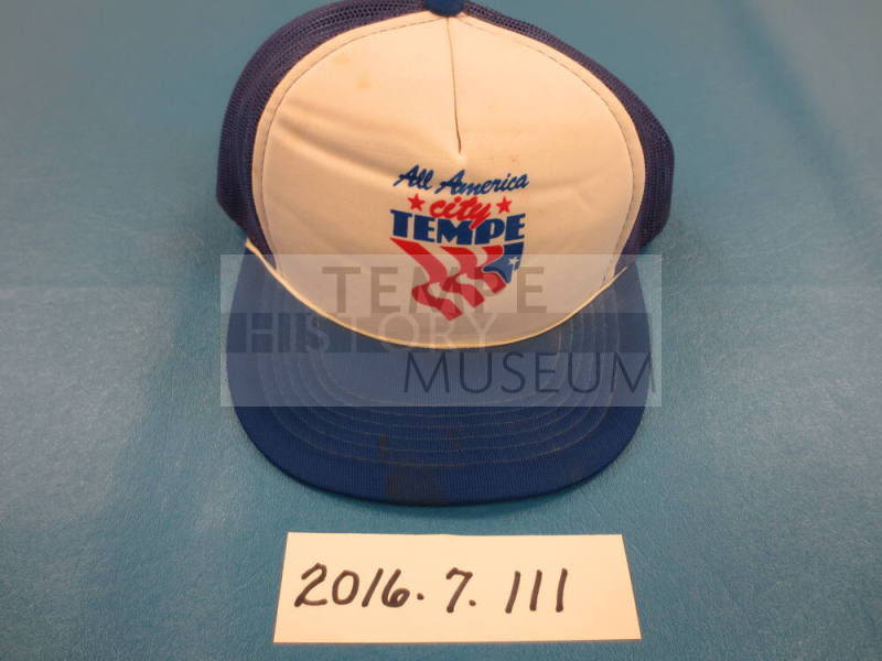 Blue Baseball Cap "All American City Tempe"