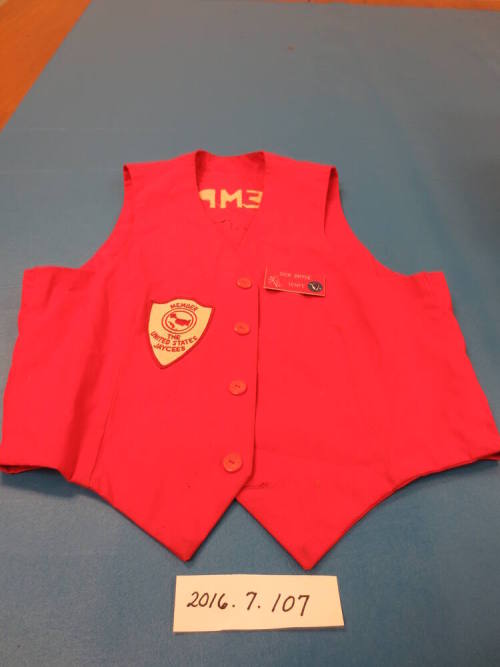 Red Tempe Jaycees Vest