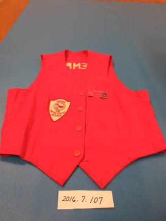 Red Tempe Jaycees Vest
