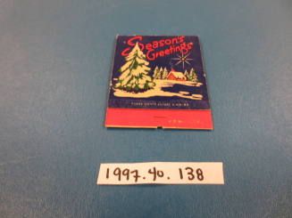 Christmas matchbook