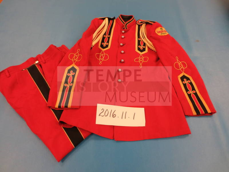 Marching band uniform from Legend City