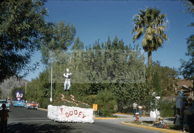 A Float in Arizona State University Homecoming Parade 1955