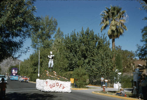 A Float in Arizona State University Homecoming Parade 1955