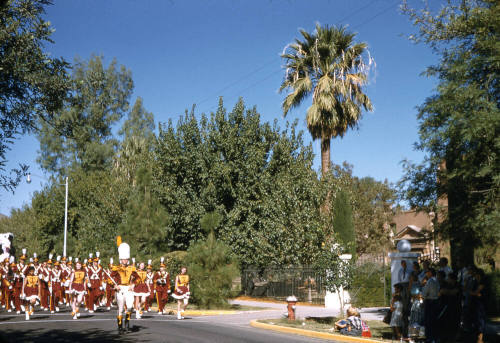 Marching Band in Arizona State University Homecoming Parade