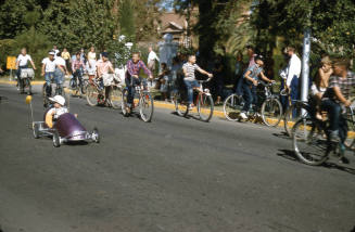 Kids on Bicycles in Arizona State University Homecoming Parade 1955