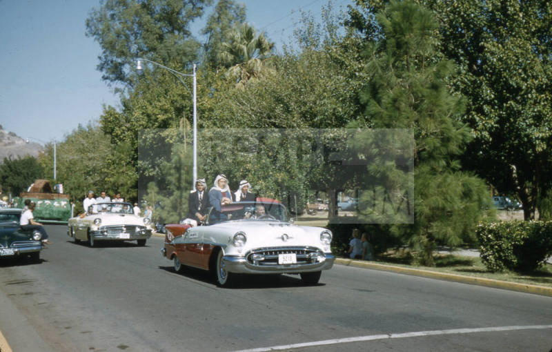 Car in Arizona State University Homecoming Parade 1956