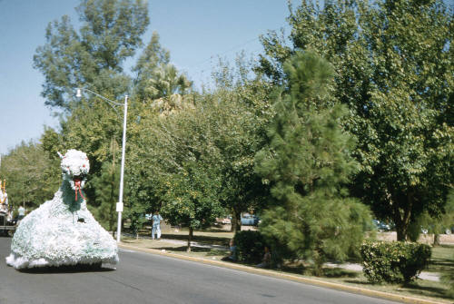 Float in Arizona State University Homecoming Parade 1956