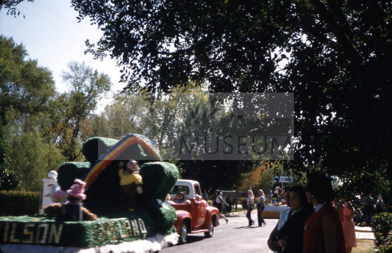 Float in Arizona State University Homecoming Parade 1956