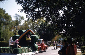 Float in Arizona State University Homecoming Parade 1956