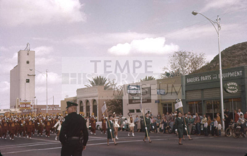 Arizona State University Homeocming Parade 1957