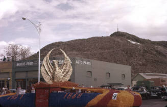 City of Phoenix Float in Arizona State University Homecoming Parade 1957