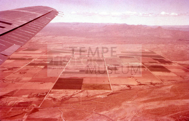 Aerial View of the Greater Phoenix Area from US Air Force Plane