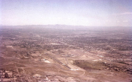 Aerial View of the Greater Phoenix Area from US Air Force Plane