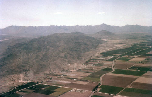 Aerial View of the Greater Phoenix Area from US Air Force Plane