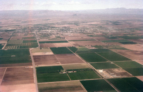 Aerial View of the Greater Phoenix Area from US Air Force Plane