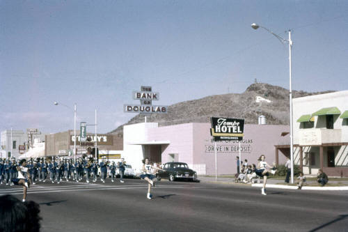 Fire Prevention Week Parade 1959, Tempe High School marching band