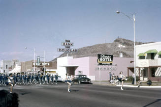 Fire Prevention Week Parade 1959, Tempe High School marching band