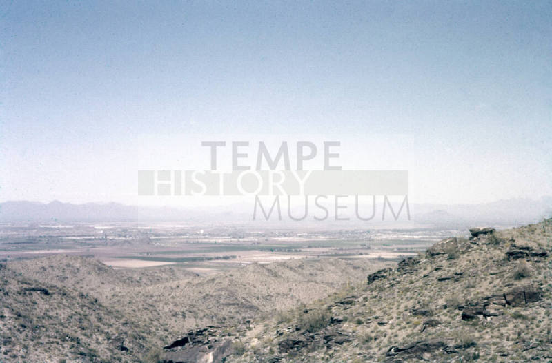 Tempe from Ridge of Pima Canyon South Mountain