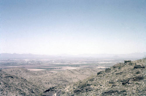 Tempe from Ridge of Pima Canyon South Mountain