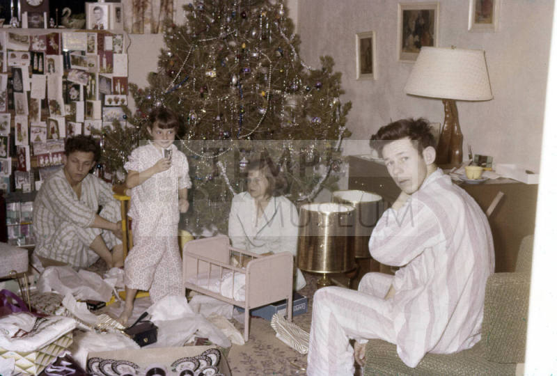 Phillips Family Christmas 1957