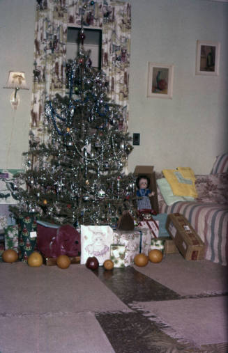 Phillips Family Christmas Tree 1955
