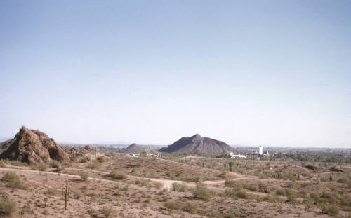 Looking Toward Tempe From Governor Monument