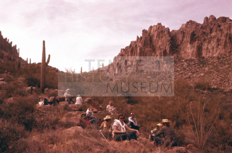 Arizona State University Group in Peralta Canyon