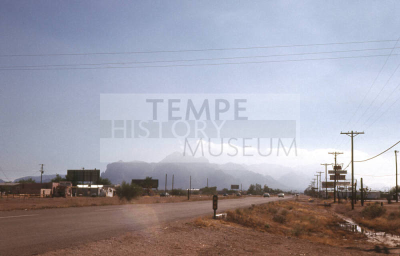 Apache Trail east of Signal Butte Road