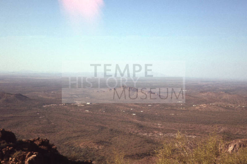 Apache Land Movie Set from East Ridge of Heiroglyphic Canyon