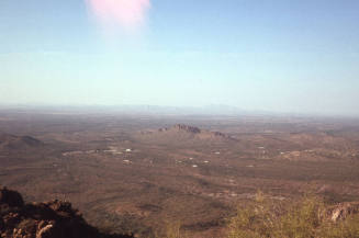 Apache Land Movie Set from East Ridge of Heiroglyphic Canyon