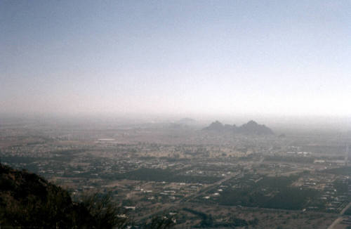 View of Tempe from Camelback Mountain
