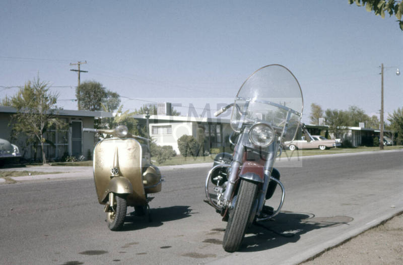 Tom's Scooter and Clif's Cycle