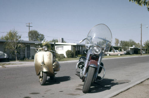Tom's Scooter and Clif's Cycle