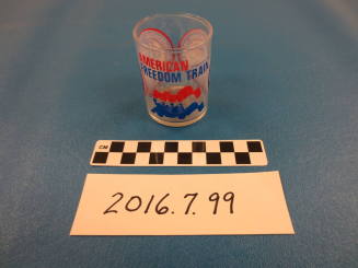 American Freedom Train Bicentennial Glass
