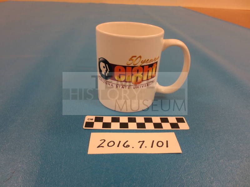 ASU Channel 8 50 Year Anniversary Mug