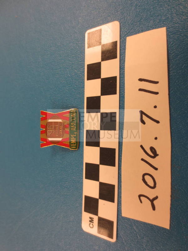 1996 Tempe Bowl Game Button