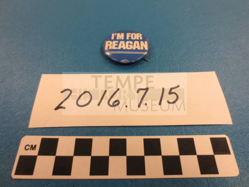 "I'm for Reagan"  Button
