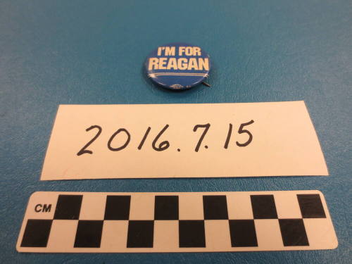 "I'm for Reagan"  Button